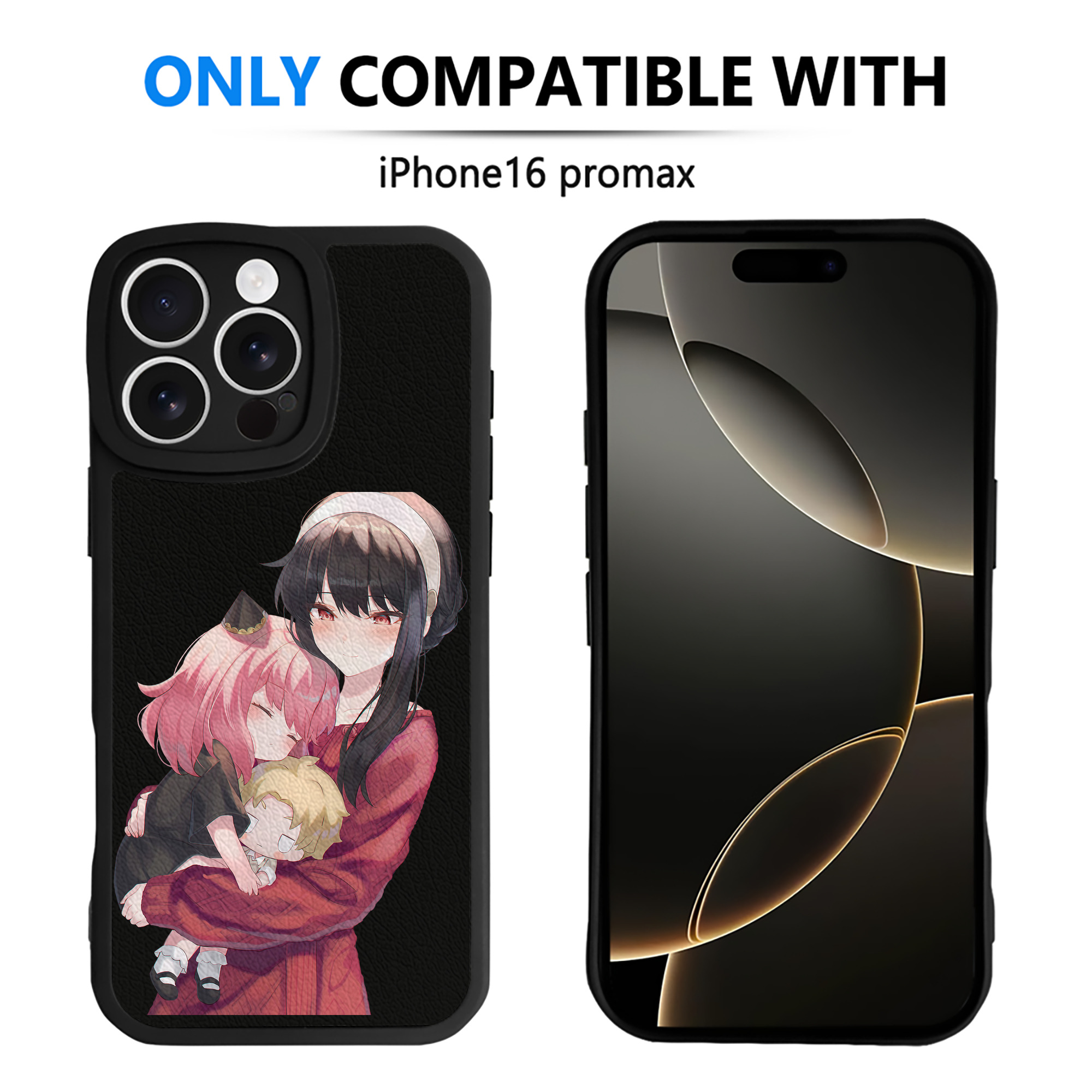 （画像用） SPY×FAMILY间谍家家酒 【iPhone 16シリーズ対応】シリコンスマホケース（レザー調） 材質：シリコン